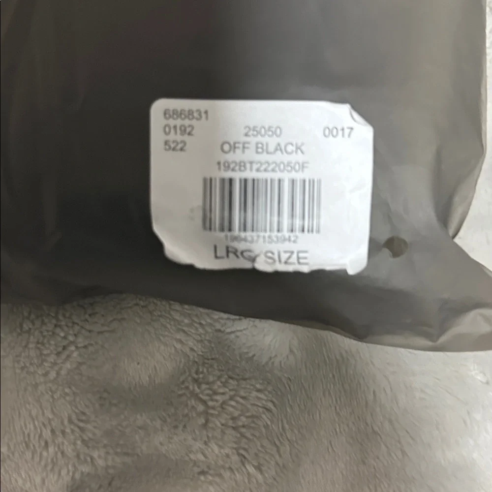 Essentials Fear of God Charcoal Off Black Hoodie – Men’s Large – New With Tags